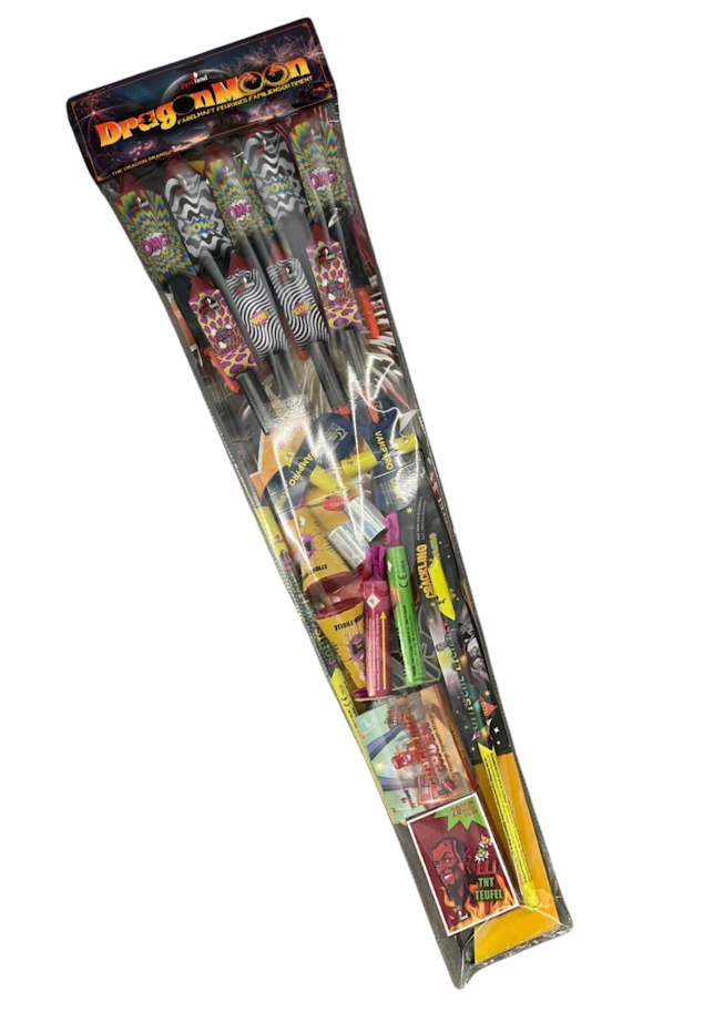 DRAGON MOON – Raketensortiment (99-teilig)