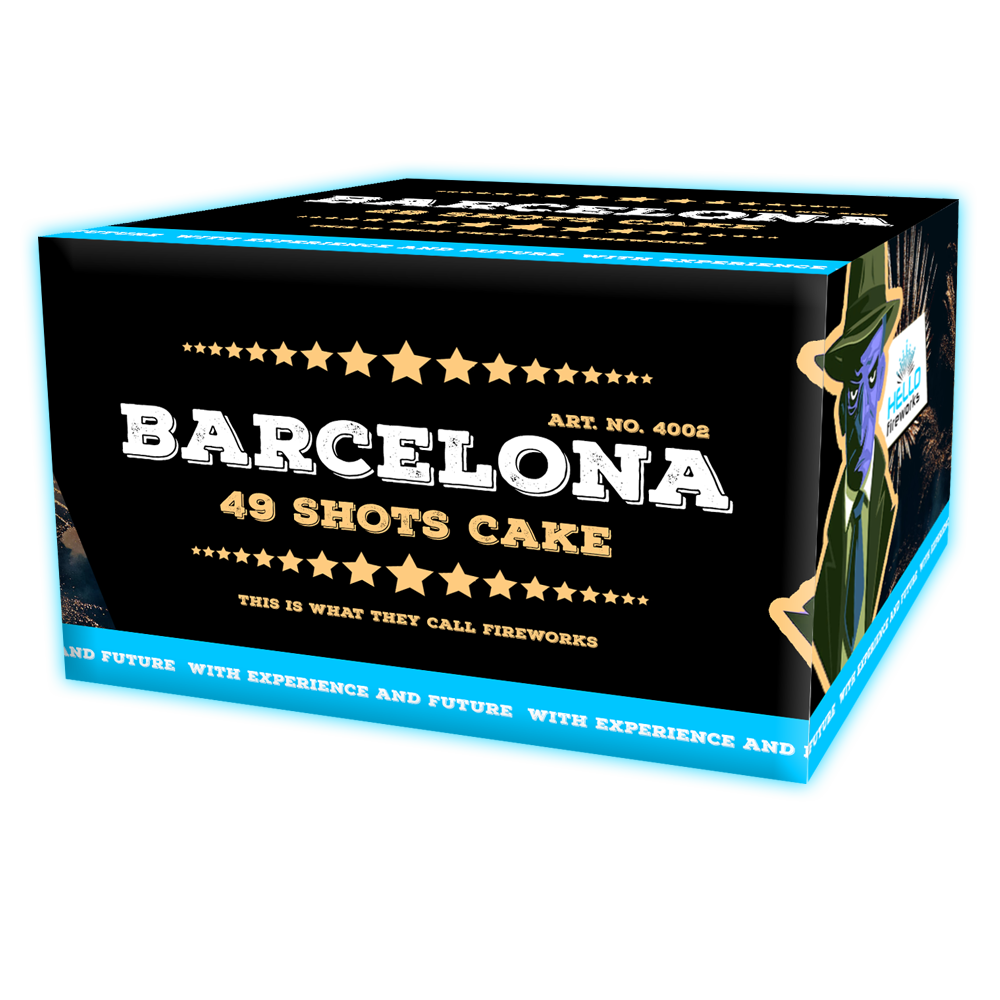 FEUERWERK 4ER PAKET: BARCELONA, HYPERRR, FREQUENCER & HATTRICK