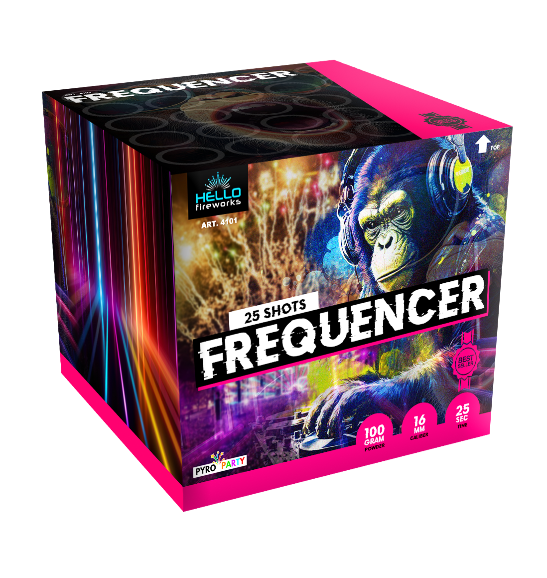 FEUERWERK 4ER PAKET: BARCELONA, HYPERRR, FREQUENCER & HATTRICK