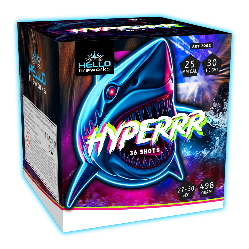 FEUERWERK 4ER PAKET: BARCELONA, HYPERRR, FREQUENCER & HATTRICK