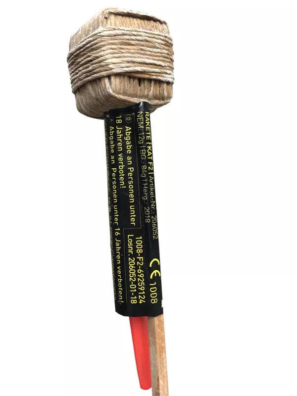 Kanonenschlag-Raketen 24 Stück (Stahlkäfig)