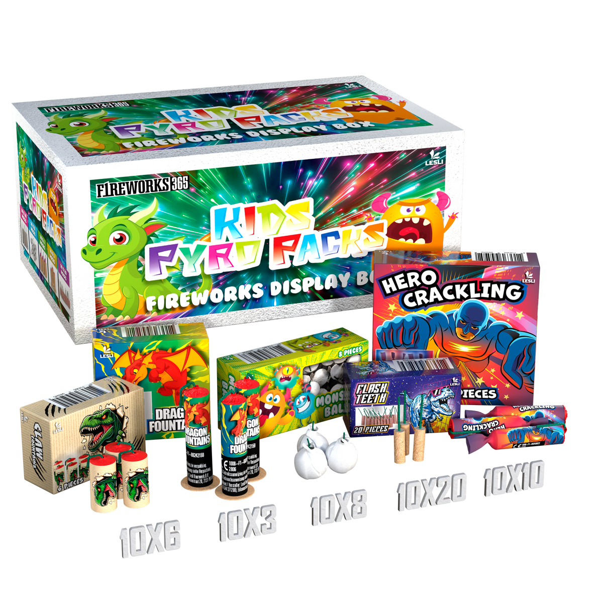 Pyro Cool Kid Kids Pyro Packs β Filstal-Feuerwerk
