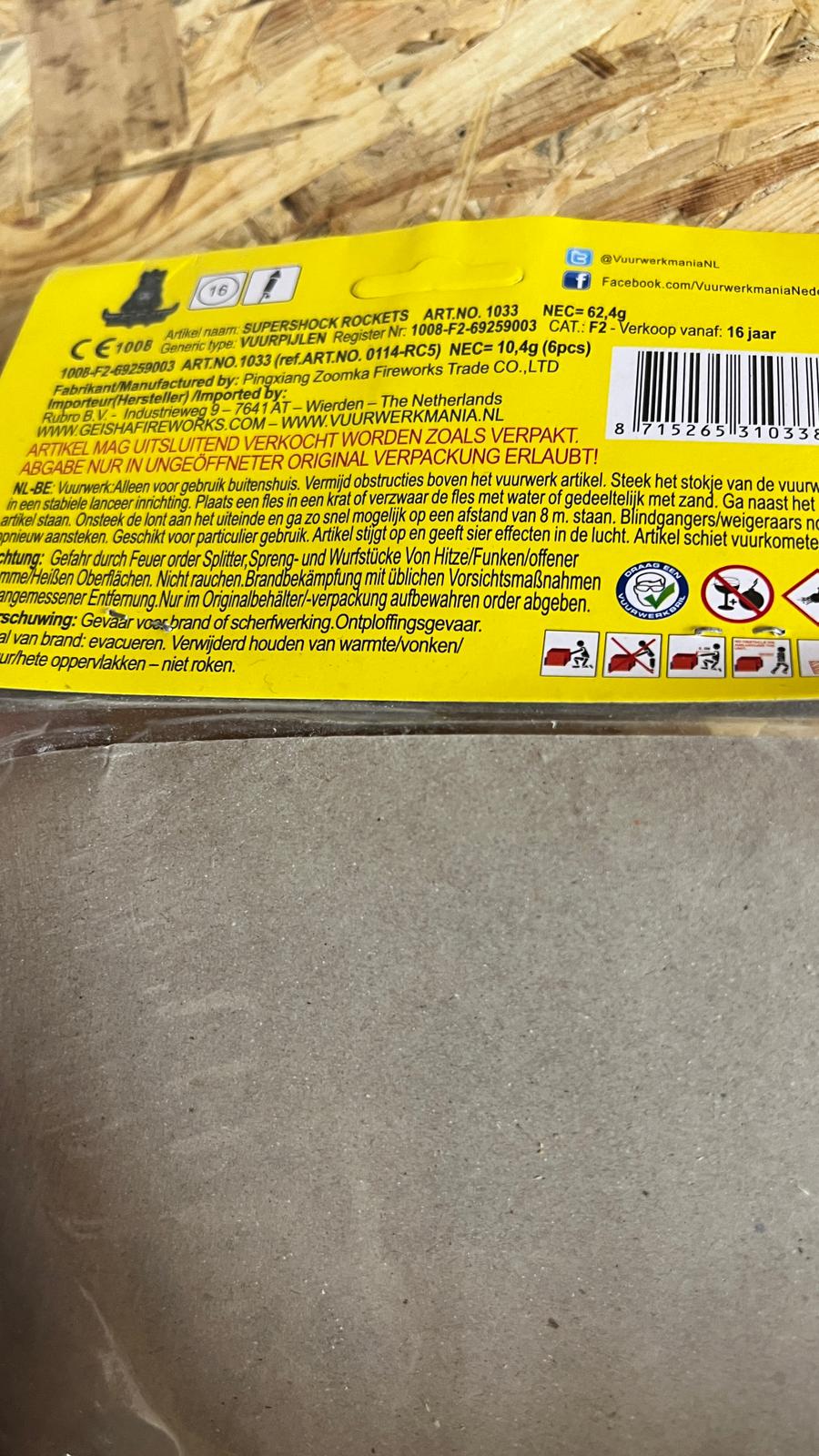 Supershock Rockets Rubro/Geisha