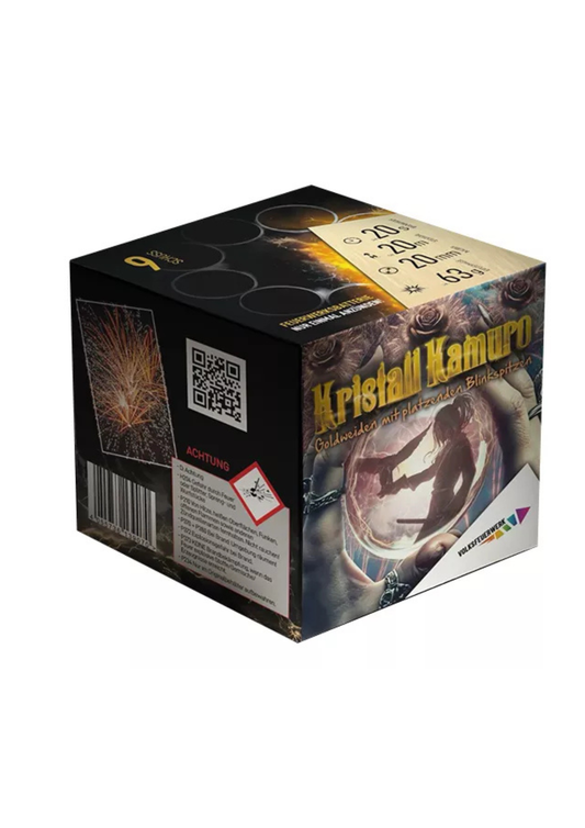 Kristall Kamuro 9-Schuss-Feuerwerk-Batterie