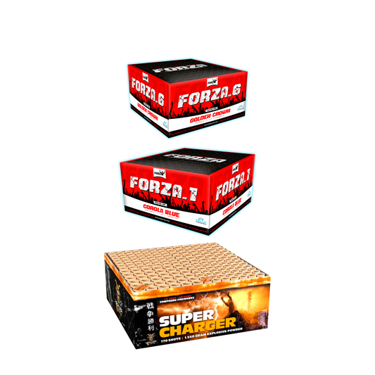 Triple Paket: Super Charger + Forza 1 + Forza 6