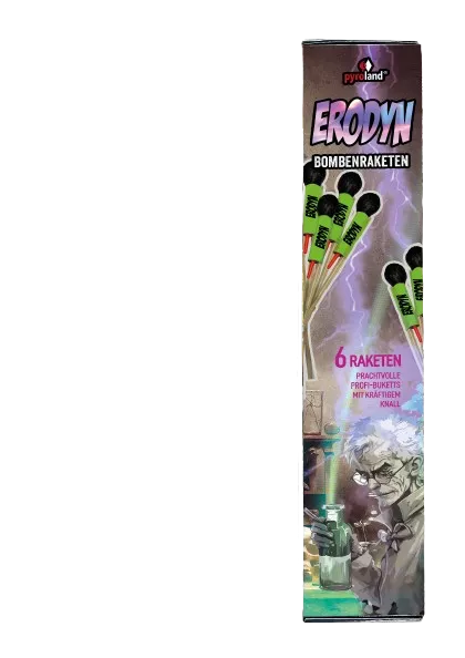 ERODYN - 6-teiliges Raketen-Sortiment