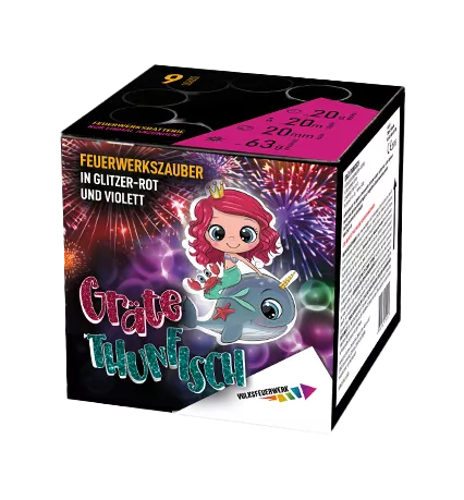Gräte Thunfisch 9-Schuss-Feuerwerk-Batterie
