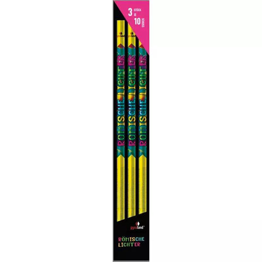Römische Lichter 10-Schuss 3er Packung