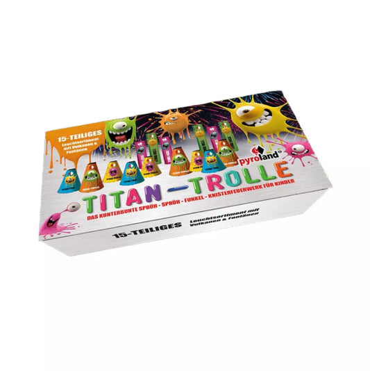 Titan-Trolle 15-teiliges Leuchtsortiment